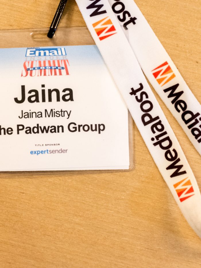 So you're going to your first email conference
