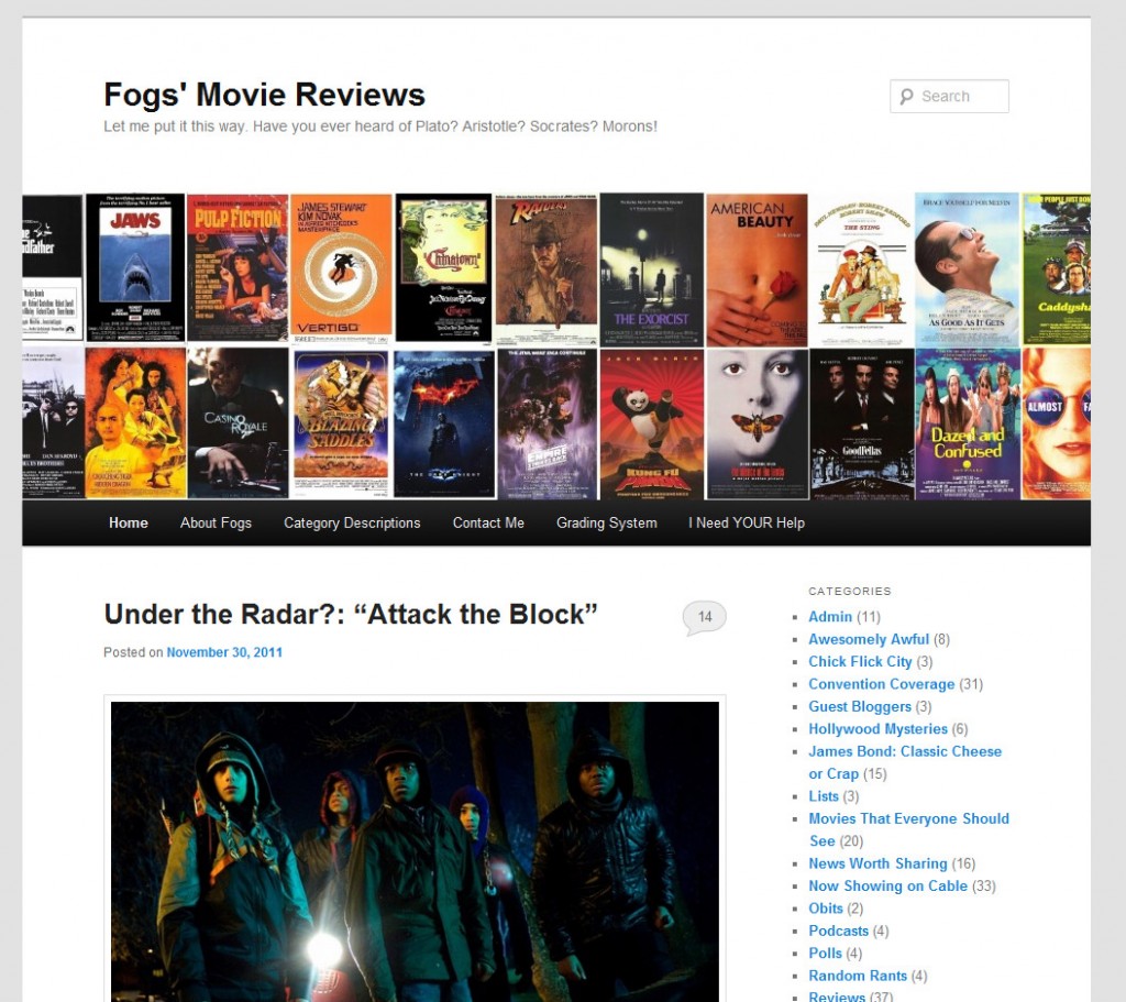Fogs' Movie Reviews